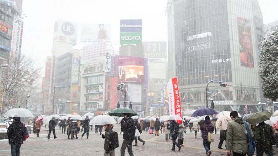 Поради снега в Япония спира производството на автомобили