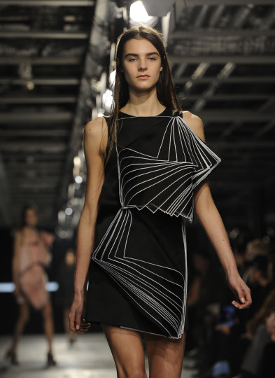 Представяне на колекцията на Christopher Kane за сезон есен/зима 2014-2015 по време на Седмицата на модата в Лондон