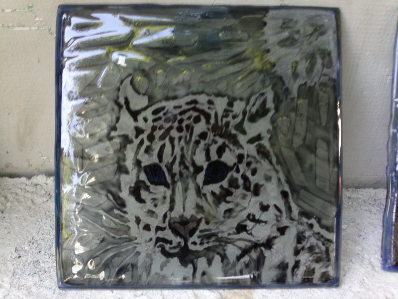 Картина изработена от стъкло по уникален метод на вграждане на1