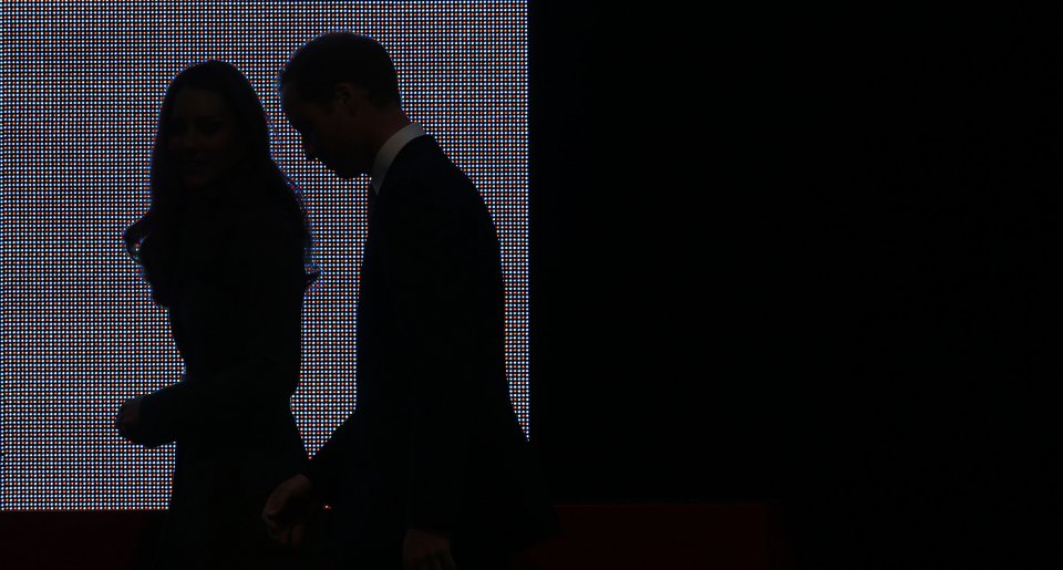 Дукеса Кейт и принц Уилям при английските национали1