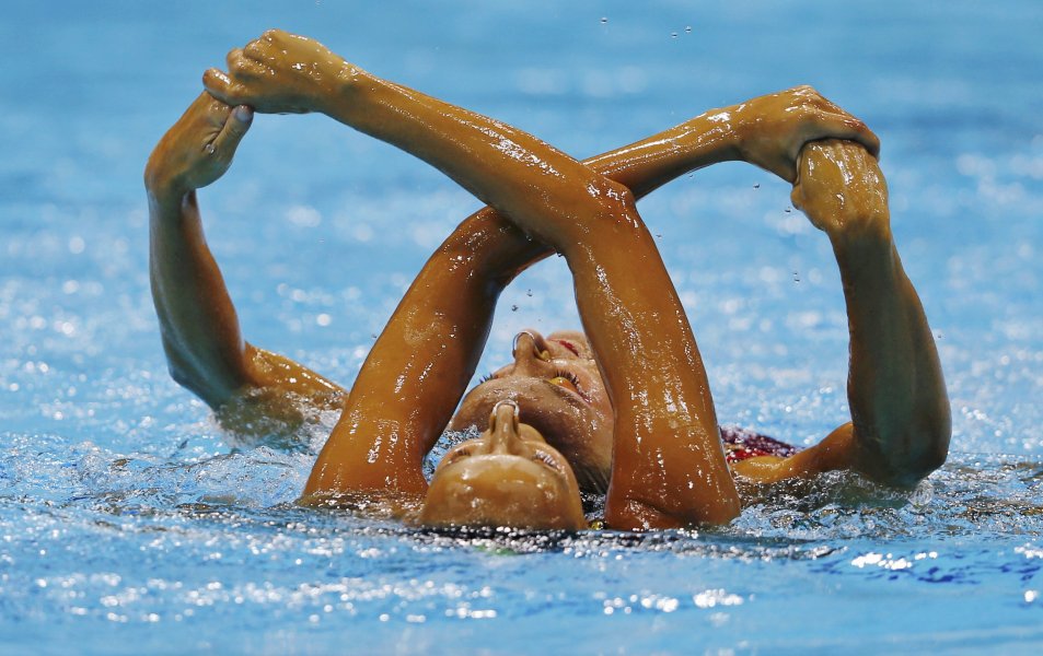 Олимпийската надпревара при дуетите в синхронното плуване1