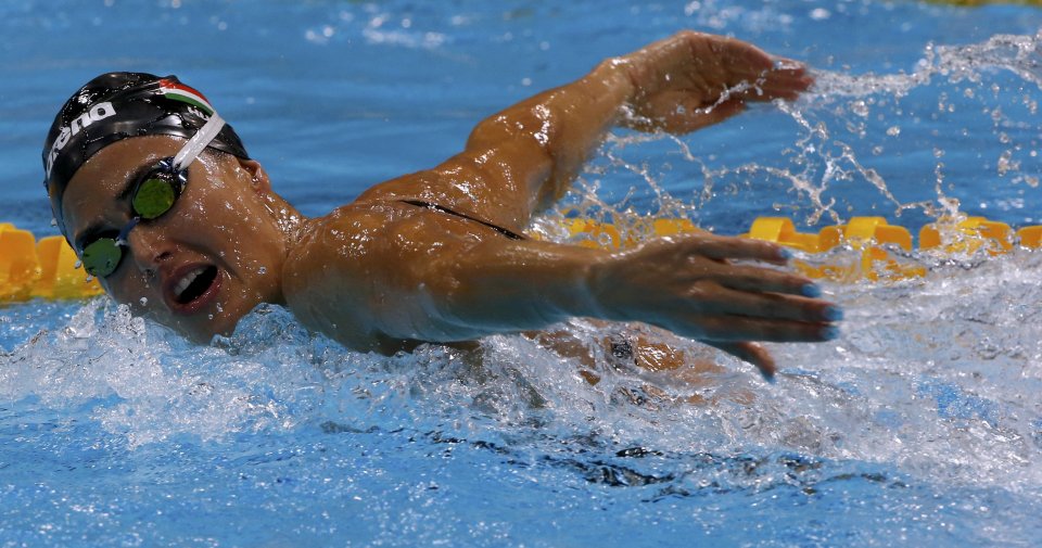 Олимпийците тренират в London Aquatics Centre1