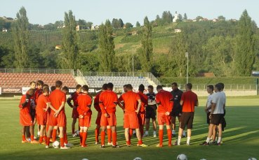ЦСКА с едно полувреме тренировка в Словения