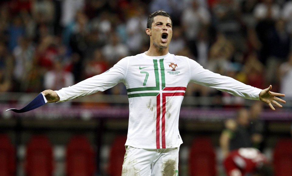 Отборът на Португалия е първият полуфиналист на Евро 2012 Кристиано1