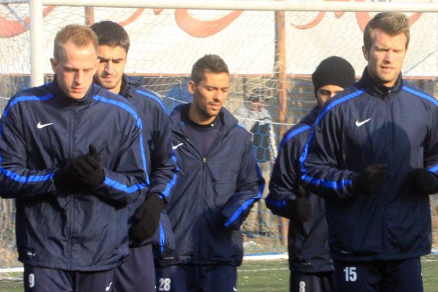 Левски излезе за първа тренировка през 2012 та1