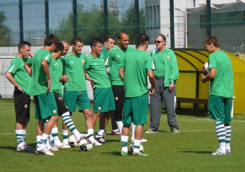 Националният отбор тренира преди заминаването си за Санкт Петербург1