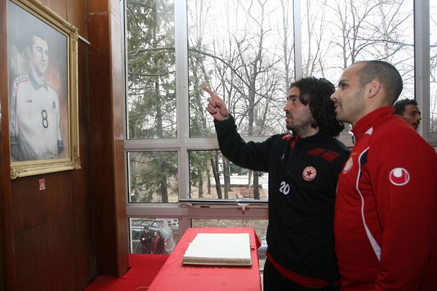 Отборът на ЦСКА посети музея на спортната слава1