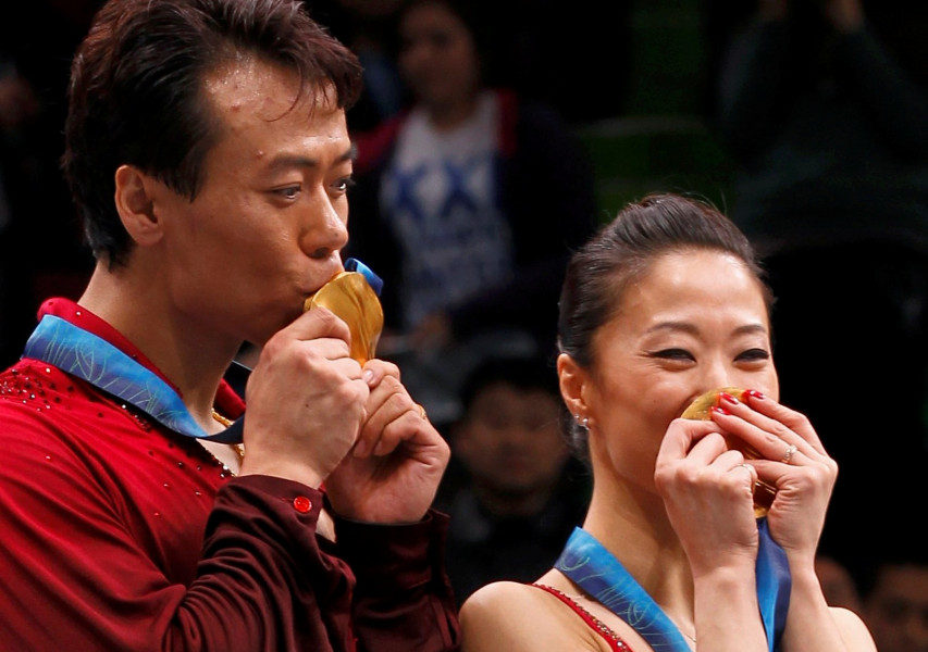 Сюе Шън Чжао Хунбо Китай спечелиха олимпийското злато при спортните1