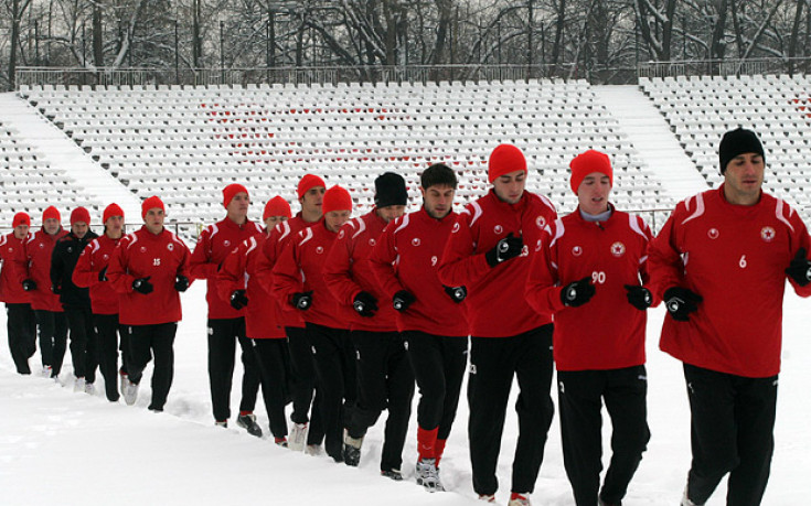 Първата тренировка на ЦСКА за 2009