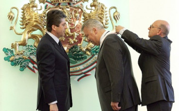 Зума получава орден “Стара планина”