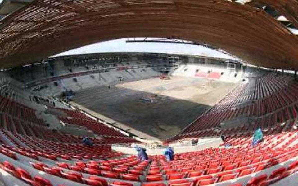 Славия открива новия стадион срещу англичани