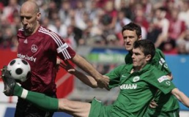 Ян Колер остави живи надеждите на Нюрнберг