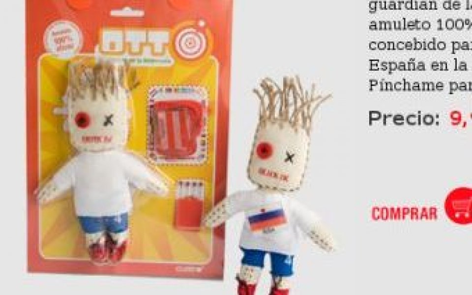 В Испания продават вуду кукла на руски футболист