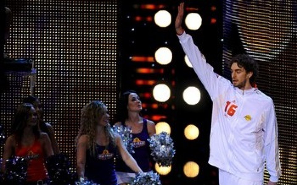 Пау Гасол – баскетболист на годината на ФИБА-Европа
