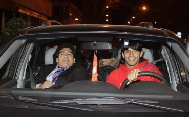 Марадона: Внукът ми е 60% Марадона и 40% Агуеро