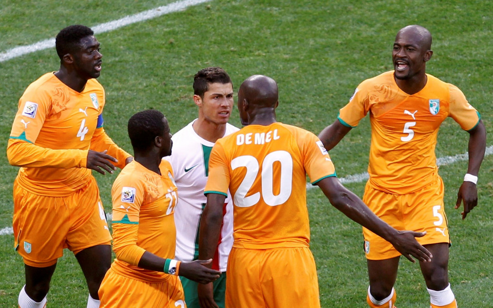 ВИДЕО: Кот Д’Ивоар и Португалия разочароваха с постен хикс и груба игра