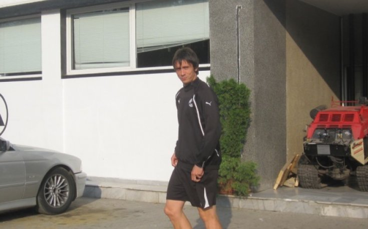 Георги Христов с първа тренировка в Славия