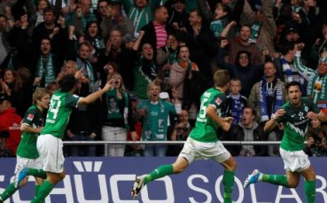 Вердер с трудна победа над Хамбургер