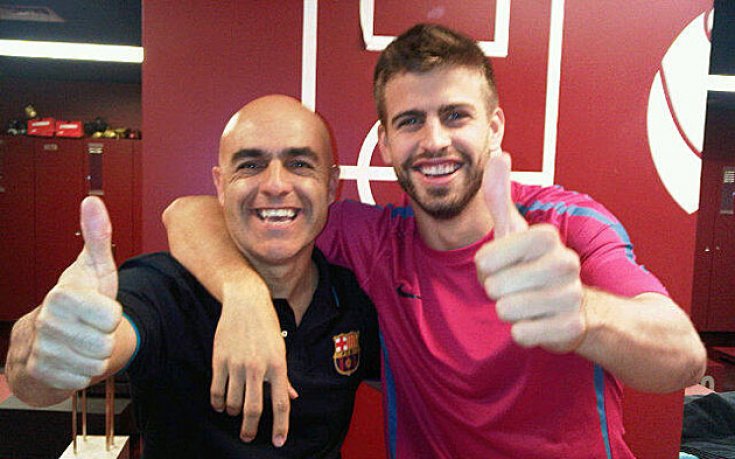 Пике целил със семки…физиотерапевта на Барса