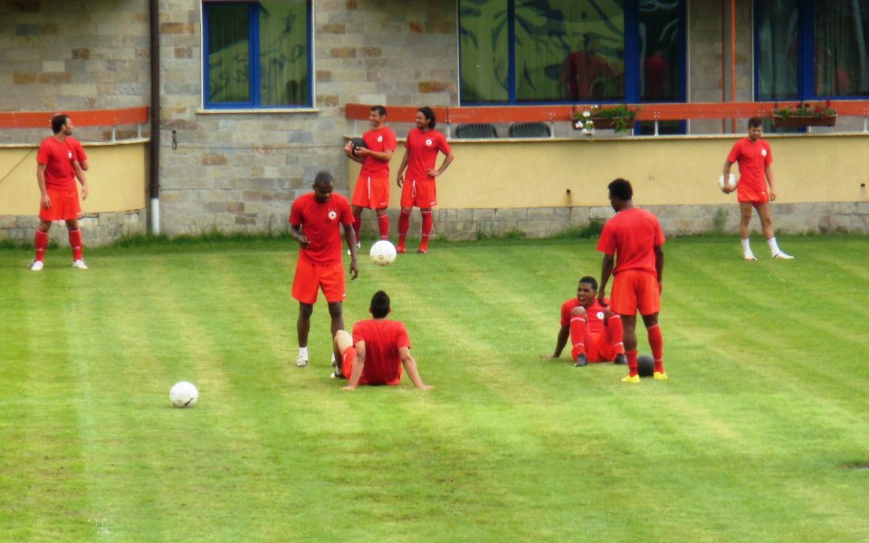 Чужденците в ЦСКА с пълноценна тренировка