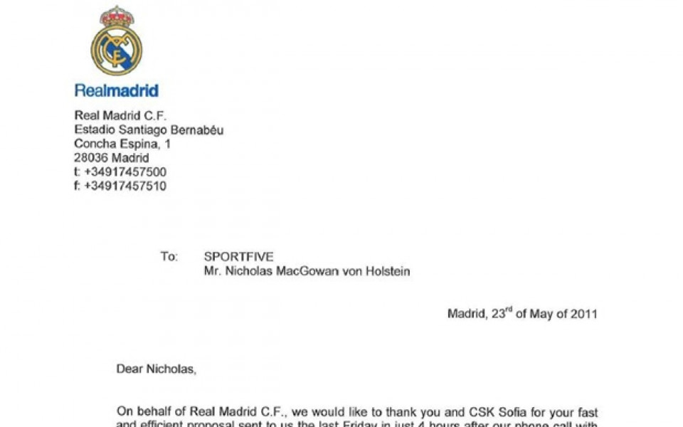 ЦСКА на косъм от контрола с Реал Мадрид