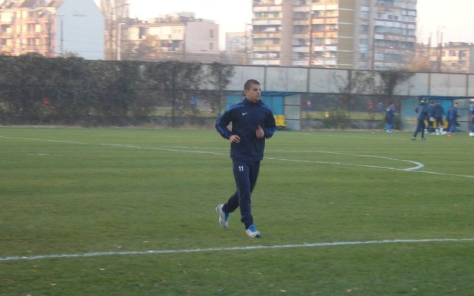 Симеон Райков с първа тренировка след операцията
