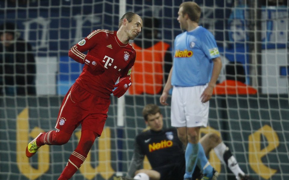 ВИДЕО: Робен спаси Байерн, Караславов на четвъртфинал за Купата