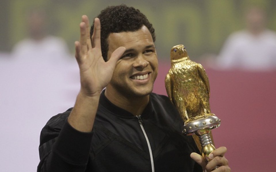 Цонга спечели трофея в Доха след успех над Монфис