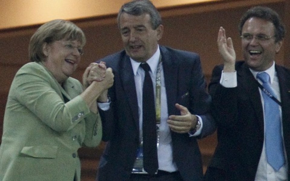 Ангела Меркел поздрави отбора на Германия