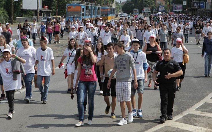 Живей Активно! 2012  десетки на ролери, стотици на велосипед, хиляди пеша