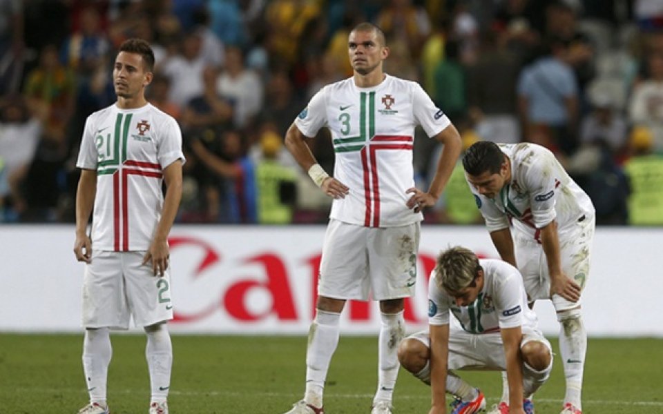 В Португалия унили, но и горди след отпадането от Евро 2012