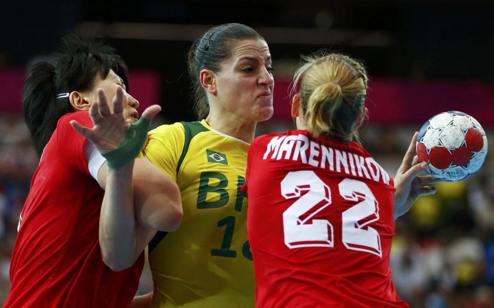 Русия нанесе първо поражение на Бразилия в хандбалния турнир