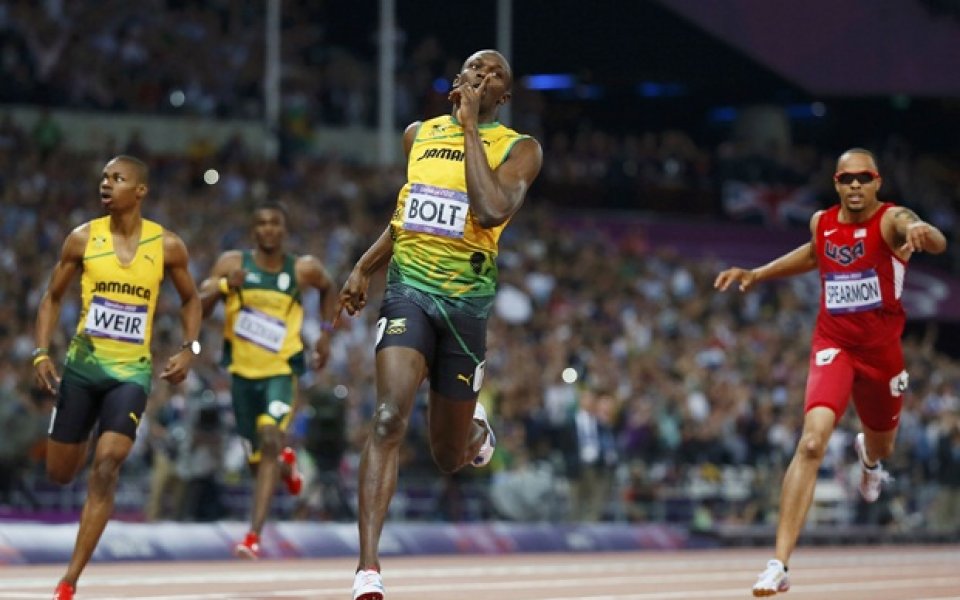 Чудото Юсейн Болт триумфира и на 200 метра, Ямайка окупира топ 3