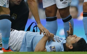 Агуеро започва физиотерапия