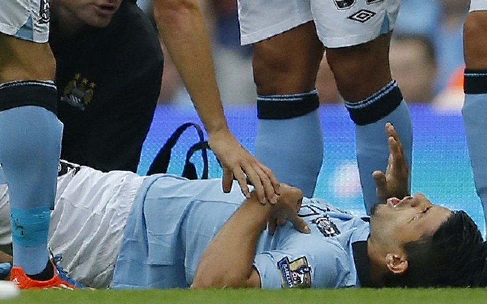 Агуеро започва физиотерапия