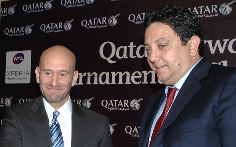 WTA приветства договора на Qatar Airways с БФТ за Турнира на шампионките