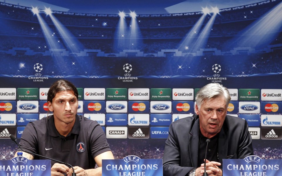 Анчелоти: Роналдо би могъл да играе с Ибра без проблеми