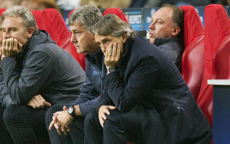 Манчини ходил на пазар преди мача, пое цялата вина за загубата