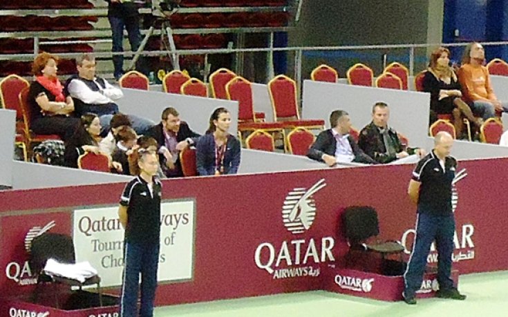 СНИМКИ: Майкъла видя отблизо как Возняцки би Хантухова