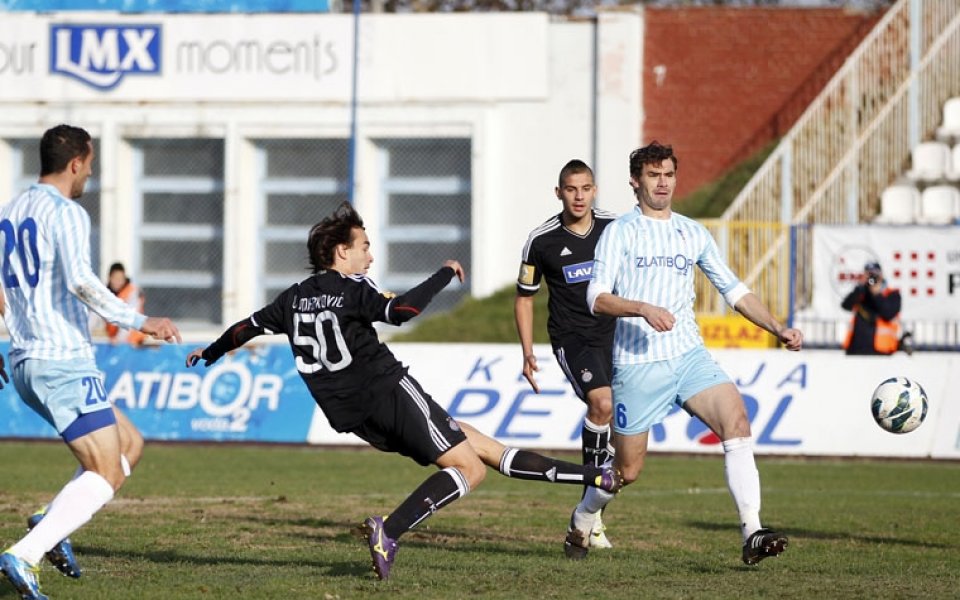 ВИДЕО: Партизан с първи хикс този сезон, изпусна два гола аванс за пет минути