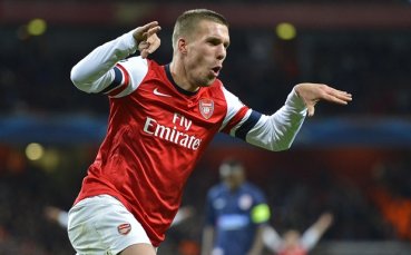 Арсенал ще атакува „дроздовете“ без Подолски