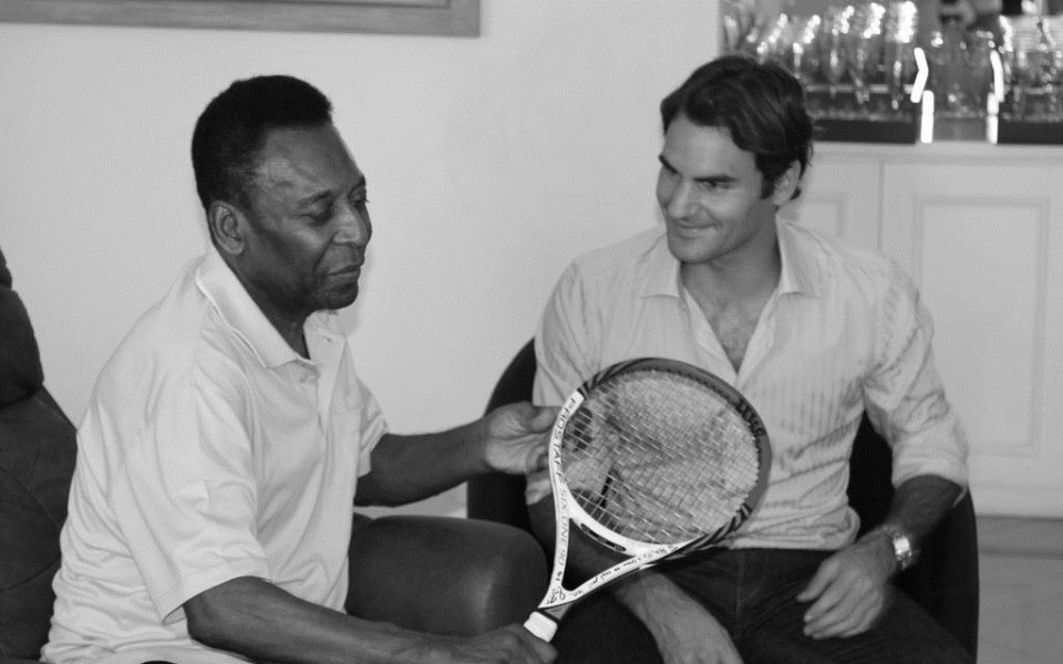 Срещата на кралете: Пеле и Федерер в Бразилия