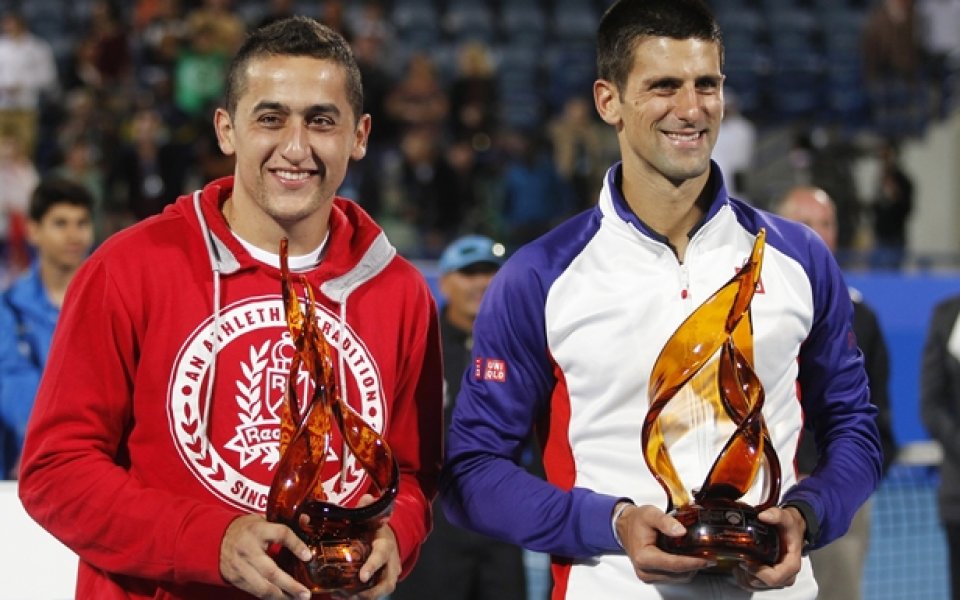 Новак Джокович спечели демонстративния турнир по тенис в Абу Даби