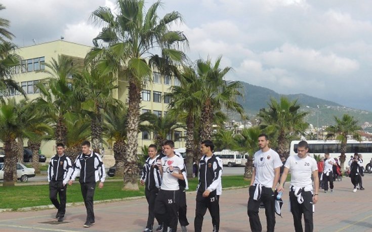 Разходка в Алания през първия почивен ден от лагера на Локо Пловдив