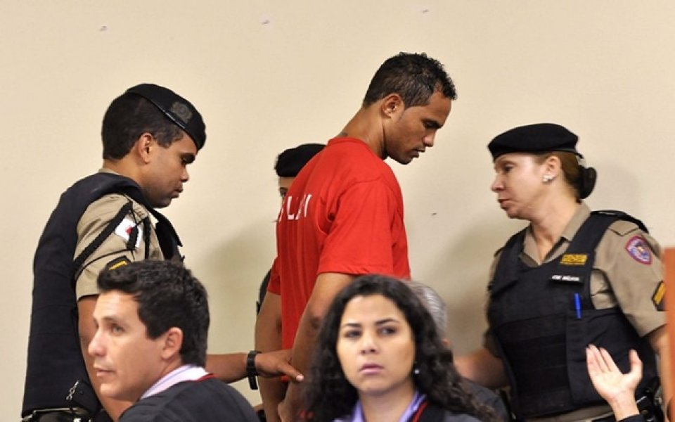 Осъдиха бразилски вратар на 22 години затвор за убийство