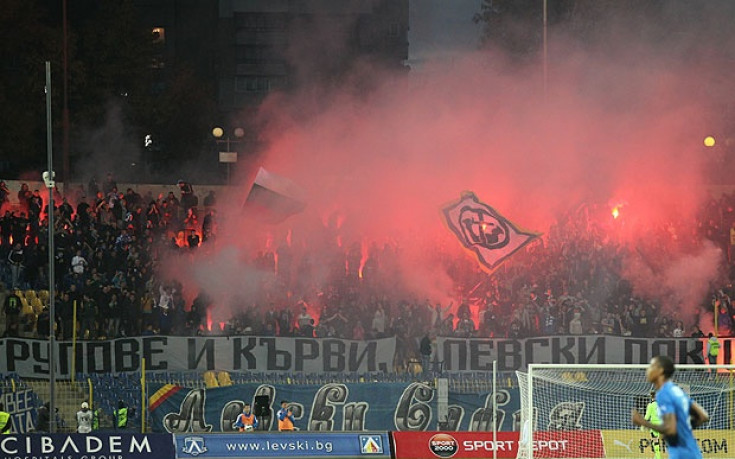 Сектор “Б“ стяга хореография за Лудогорец