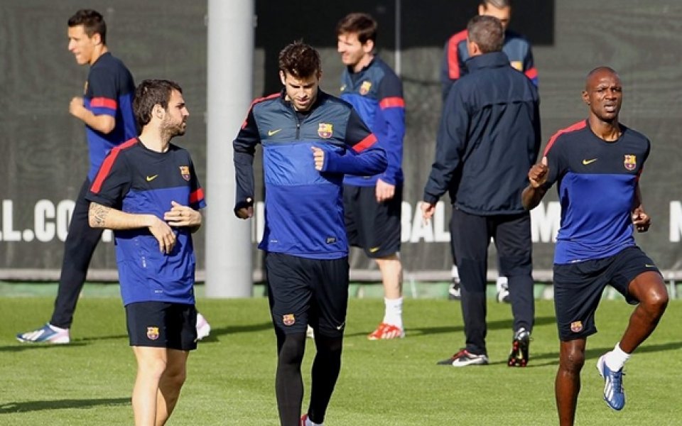 ВИДЕО: Барса възстановява без Меси