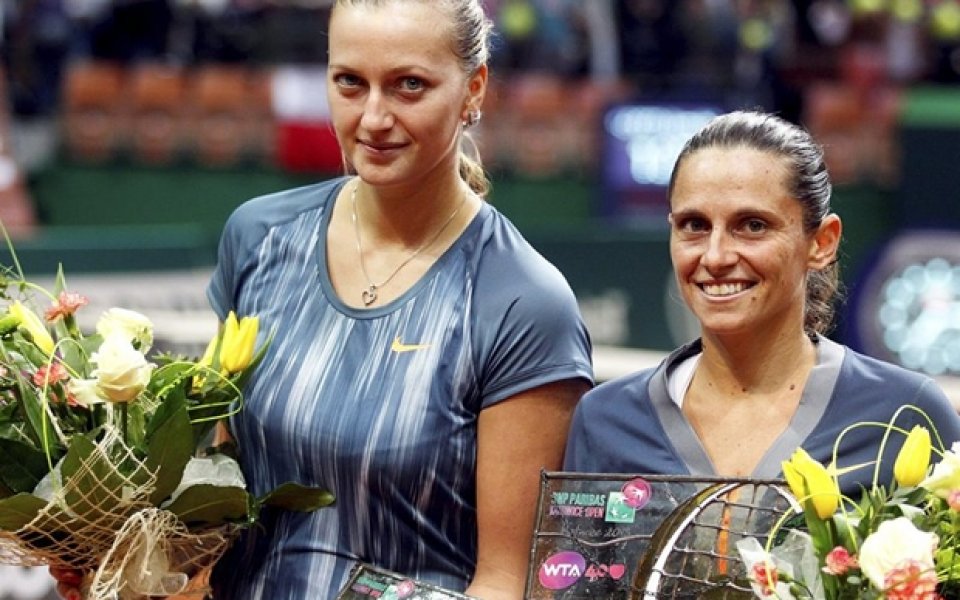 Винчи с десета WTA титла след победа над Квитова на финала в Катовице