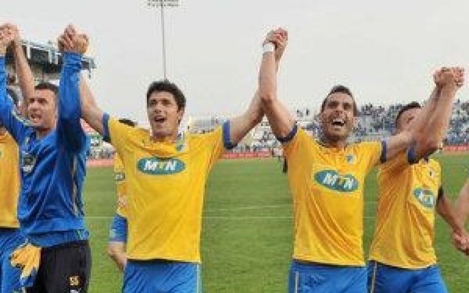 АПОЕЛ с 22-ра титла на Кипър