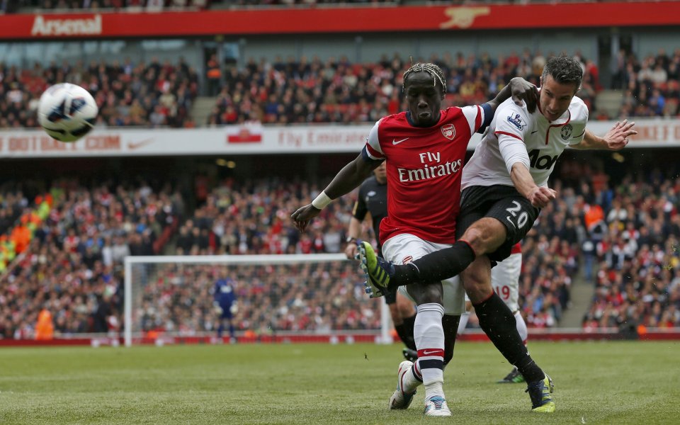 Войната на плакатите между Арсенал и Манчестър Юнайтед